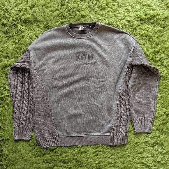 KITH MULTIPATTERN SWEATER BROWN - Picture 1 of 5